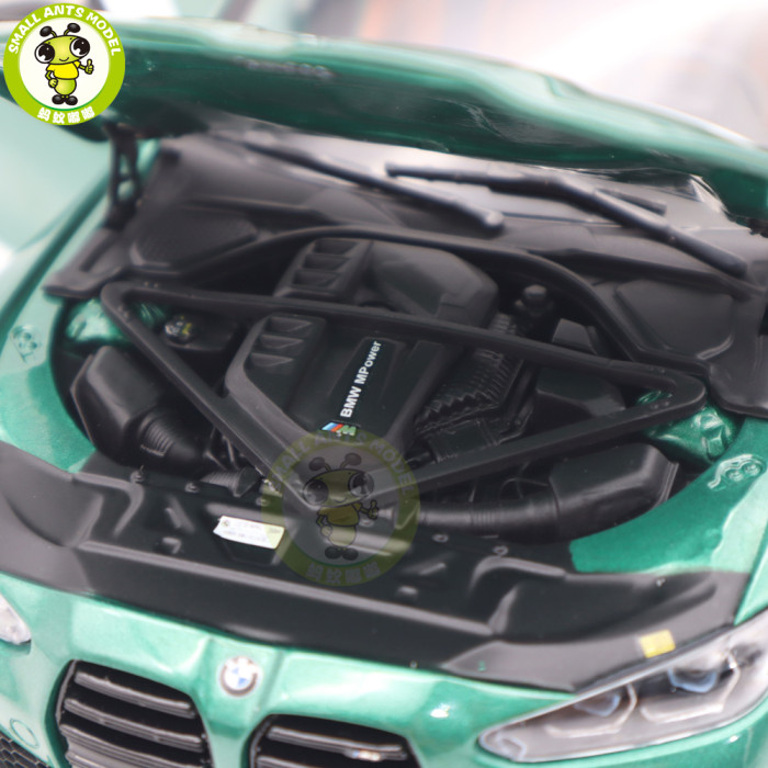 1/18 Minichamps BMW M3 2020 G80 Green Metallic Diecast Model Toys Car Gifts For Husband Boyfriend Father