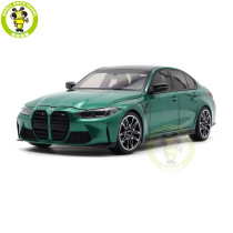 1/18 Minichamps BMW M3 2020 G80 Green Metallic Diecast Model Toys Car Gifts For Husband Boyfriend Father