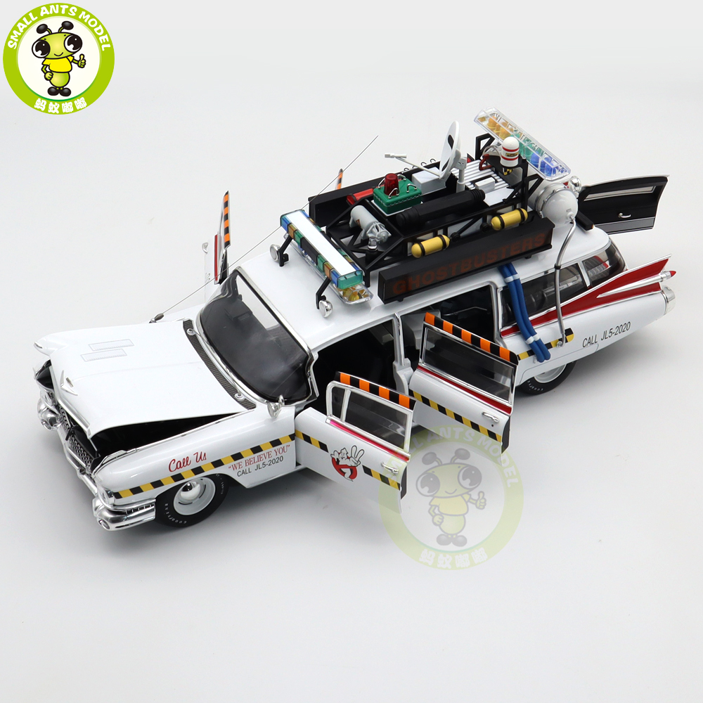 1/18 Hot Wheels ELITE Cadillac GHOSTBUSTERS II ECTO 1A Diecast