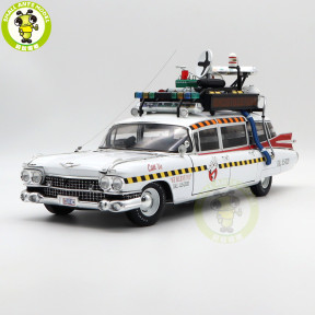 1/18 Hot Wheels ELITE Cadillac GHOSTBUSTERS II ECTO 1A Diecast Model Toys Car Adult Collectibles Boys Girls Gifts