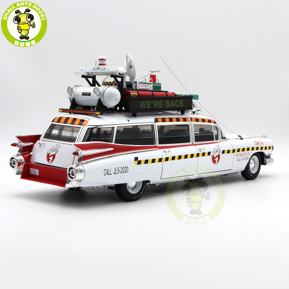 1/18 Hot Wheels ELITE Cadillac GHOSTBUSTERS II ECTO 1A Diecast