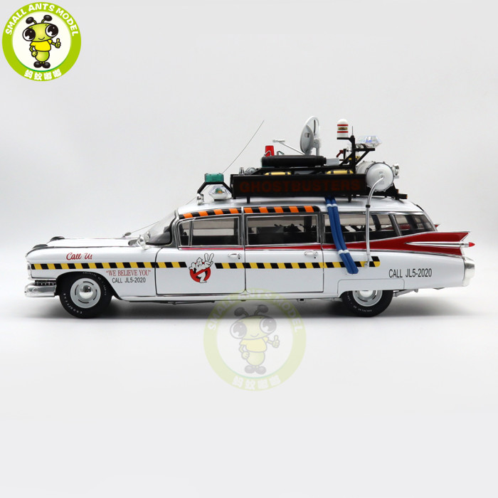 1/18 Hot Wheels ELITE Cadillac GHOSTBUSTERS II ECTO 1A Diecast Model Toys Car Adult Collectibles Boys Girls Gifts