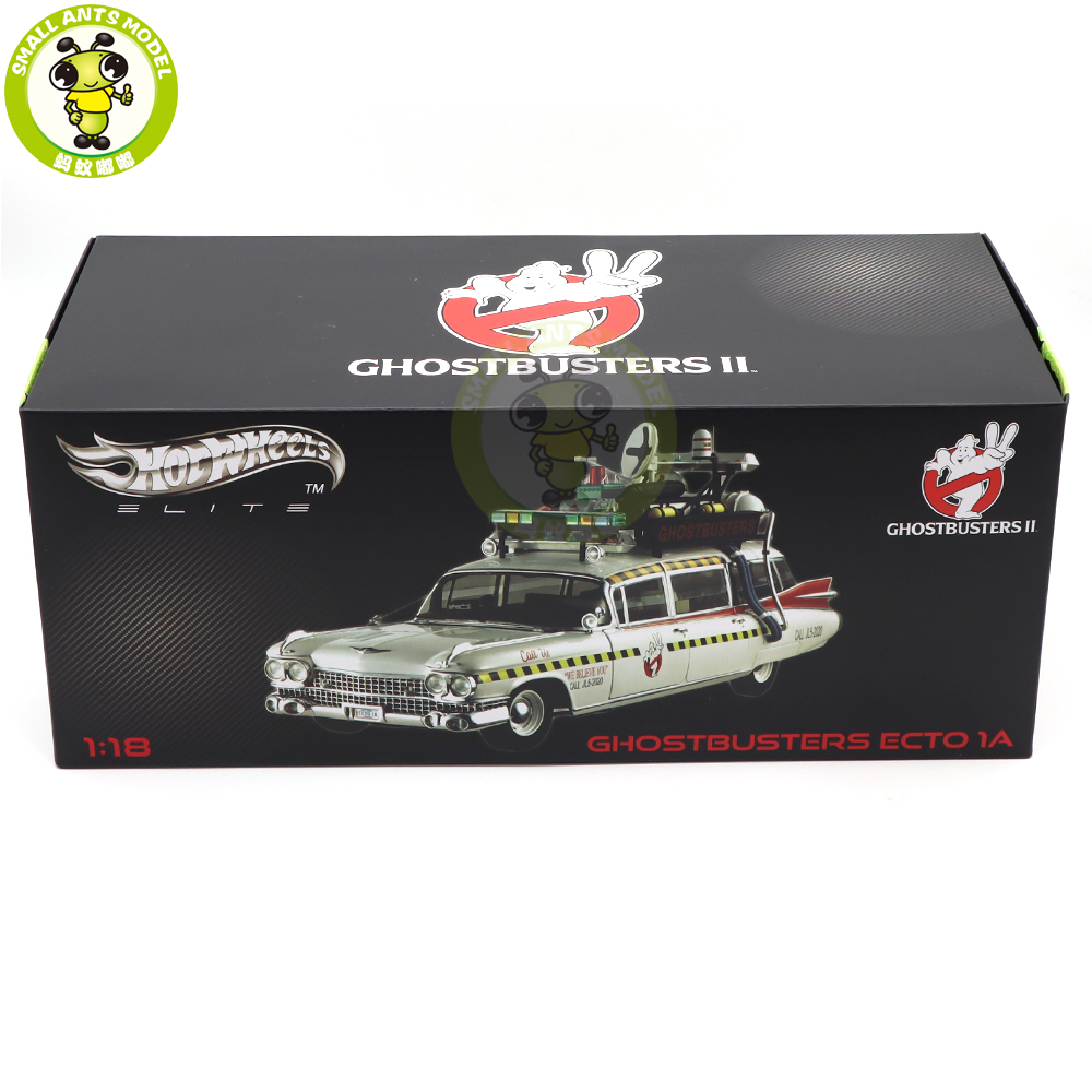 1/18 Hot Wheels ELITE Cadillac GHOSTBUSTERS II ECTO 1A Diecast