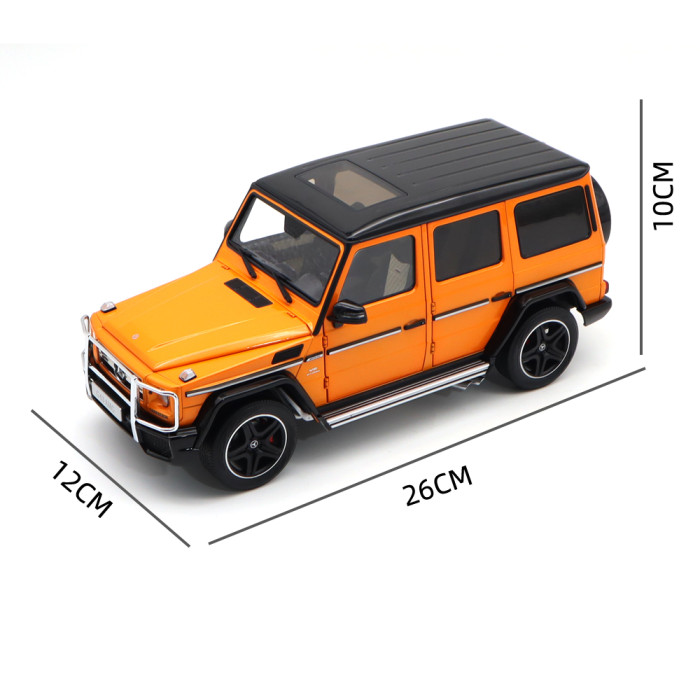 1/18 Almost Real 820608 Mercedes AMG G CLASS W463 2015 Sunset Beam Orange Diecast Model Car Gifts For Husband Father Boyfriend