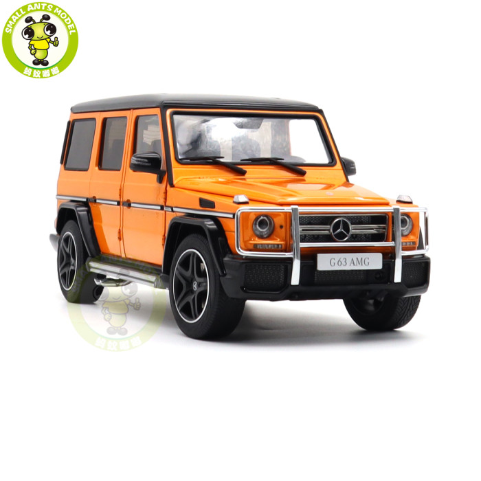 1/18 Almost Real 820608 Mercedes AMG G CLASS W463 2015 Sunset Beam Orange Diecast Model Car Gifts For Husband Father Boyfriend