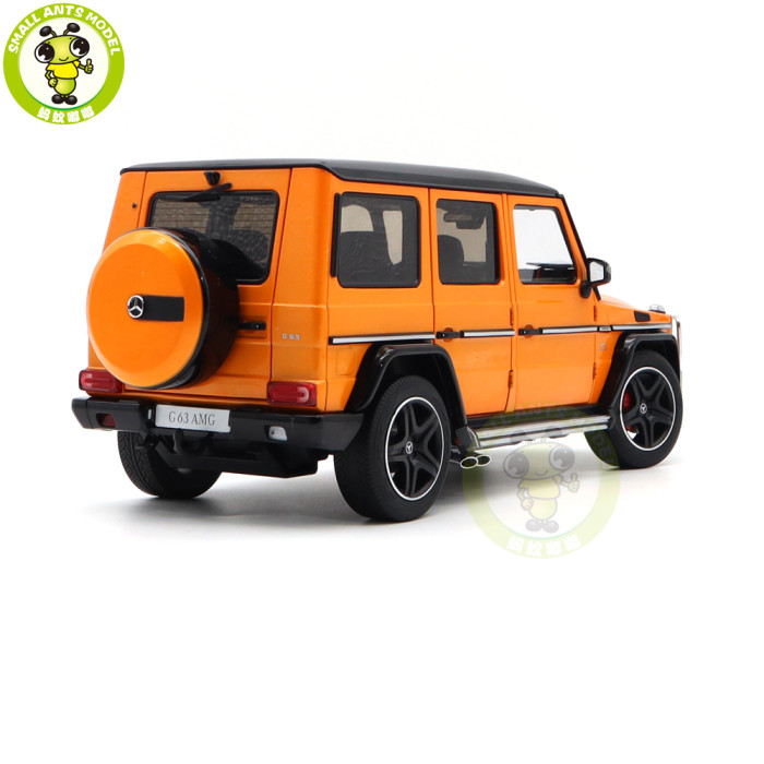 1/18 Almost Real 820608 Mercedes AMG G CLASS W463 2015 Sunset Beam Orange Diecast Model Car Gifts For Husband Father Boyfriend