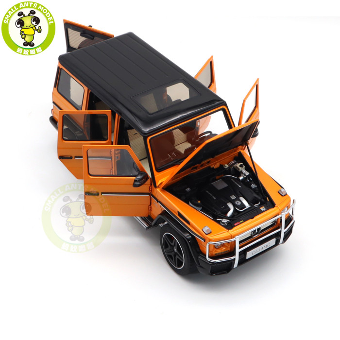 1/18 Almost Real 820608 Mercedes AMG G CLASS W463 2015 Sunset Beam Orange Diecast Model Car Gifts For Husband Father Boyfriend
