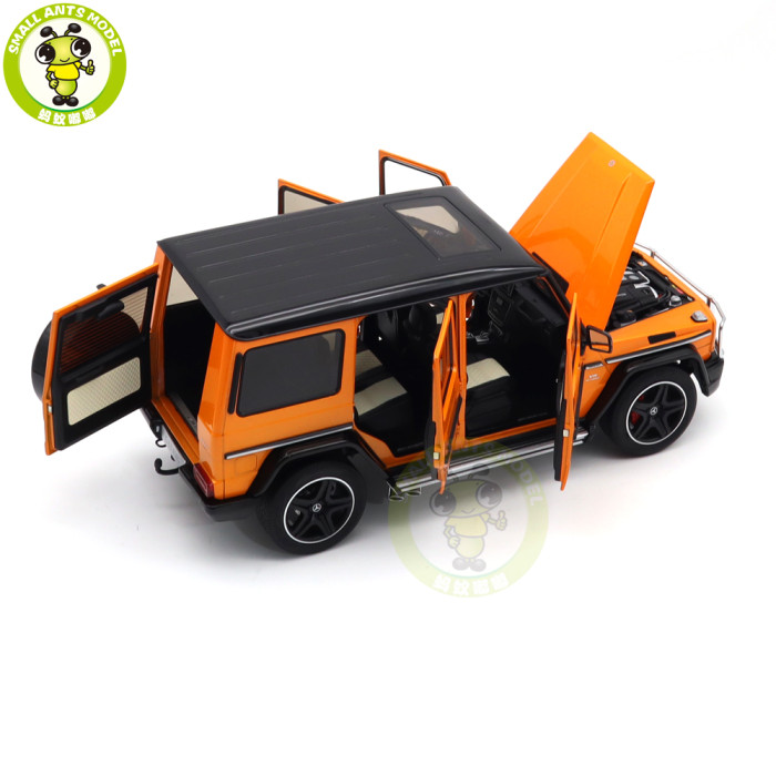 1/18 Almost Real 820608 Mercedes AMG G CLASS W463 2015 Sunset Beam Orange Diecast Model Car Gifts For Husband Father Boyfriend