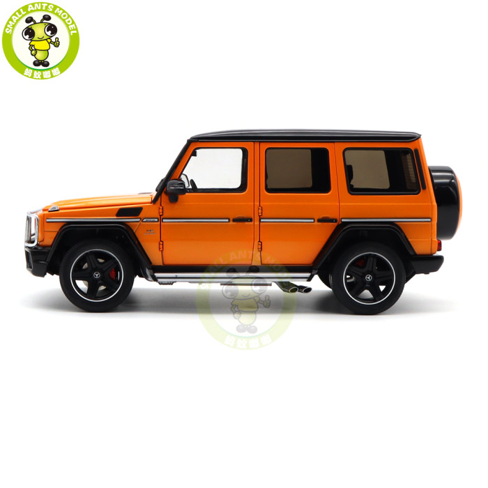 1/18 Almost Real 820608 Mercedes AMG G CLASS W463 2015 Sunset Beam Orange Diecast Model Car Gifts For Husband Father Boyfriend