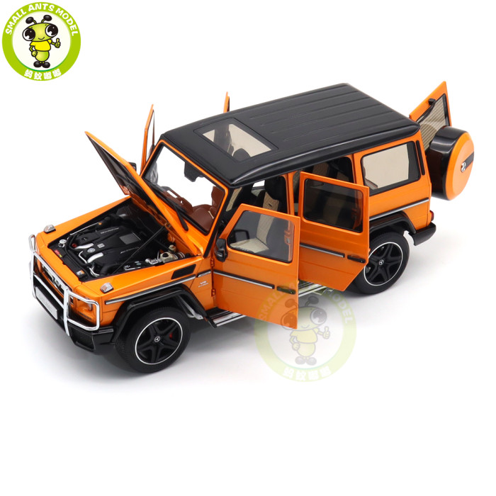 1/18 Almost Real 820608 Mercedes AMG G CLASS W463 2015 Sunset Beam Orange Diecast Model Car Gifts For Husband Father Boyfriend
