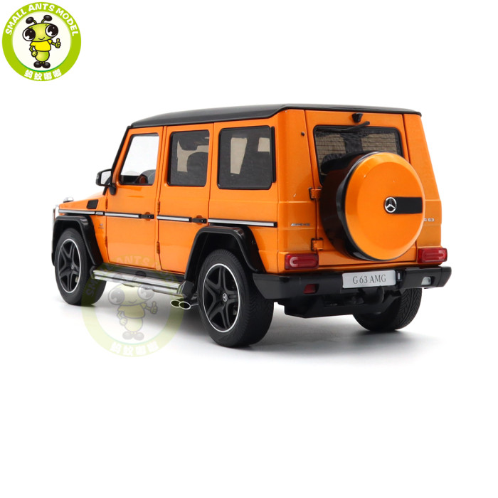 1/18 Almost Real 820608 Mercedes AMG G CLASS W463 2015 Sunset Beam Orange Diecast Model Car Gifts For Husband Father Boyfriend
