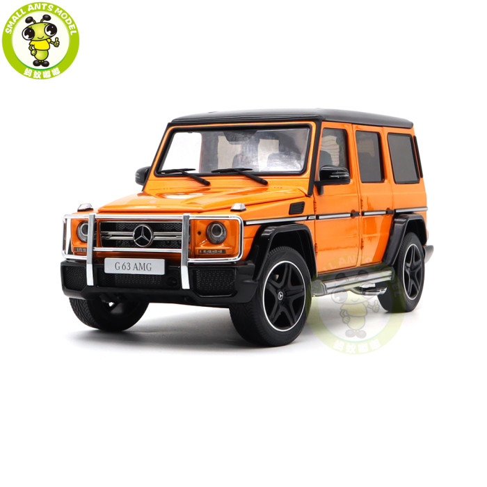 1/18 Almost Real 820608 Mercedes AMG G CLASS W463 2015 Sunset Beam Orange Diecast Model Car Gifts For Husband Father Boyfriend