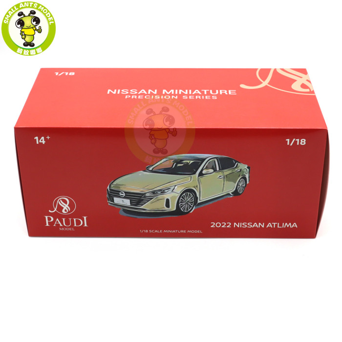 1/18 Nissan ALTIMA 2022 Diecast Model Toys Car Gifts For Father Boyfriend Husband
