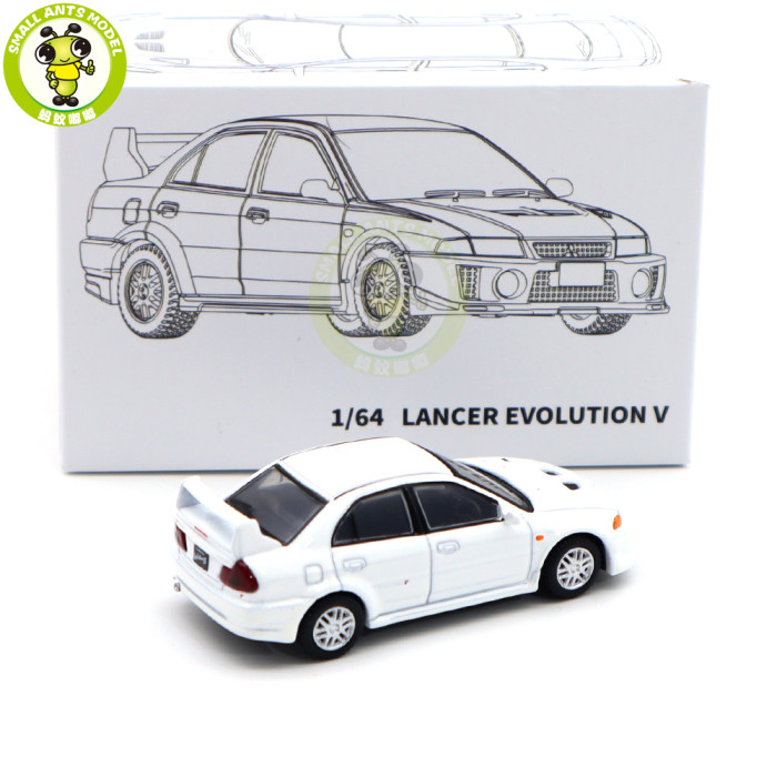 1/64 JKM Mitsubishi Lancer Evolution EVO 5 V Diecast Model Toy Cars Boys Girls Gifts