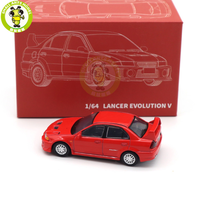 1/64 JKM Mitsubishi Lancer Evolution EVO 5 V Diecast Model Toy Cars Boys Girls Gifts