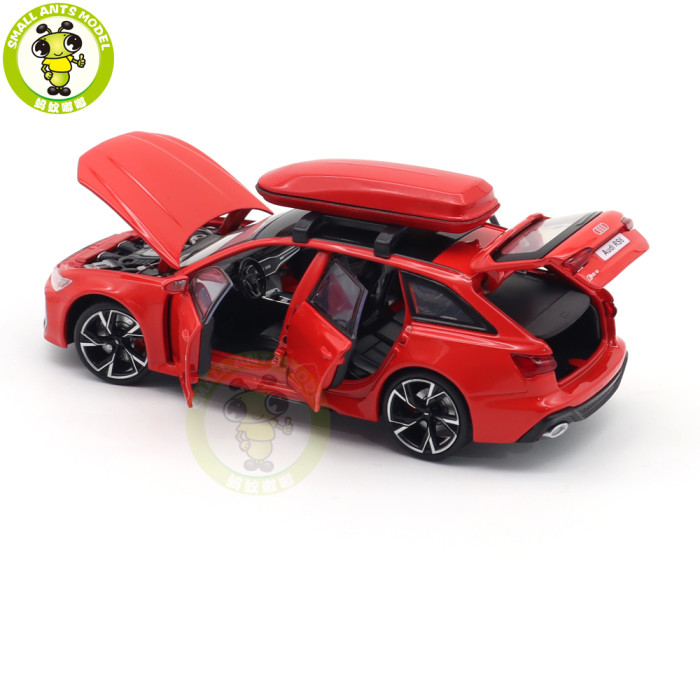 1/32 JKM Audi RS6 RS 6 Avant C8 Diecast Model Car Toys Kids Boys Gilrs Gifts Lighting