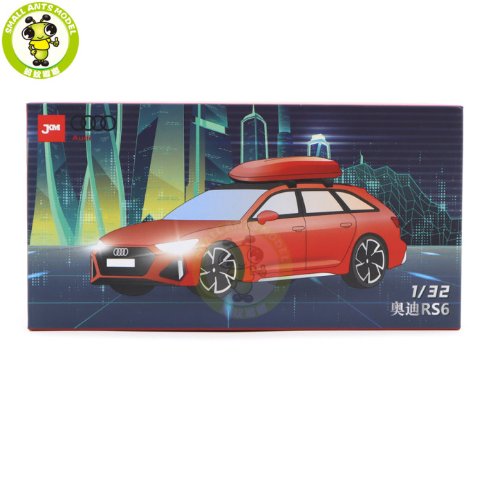 1/32 JKM Audi RS6 RS 6 Avant C8 Diecast Model Car Toys Kids Boys Gilrs Gifts Lighting