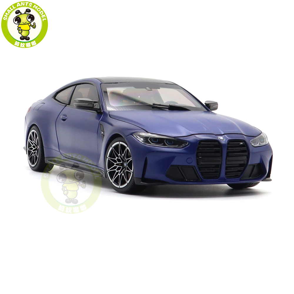 1/18 Minichamps BMW M4 2020 G82 Blue Metallic Diecast Model Toys