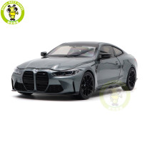 1/18 Minichamps BMW M4 2020 G82 Gray Metallic Diecast Model Toys Car Gifts For Husband Boyfriend Father