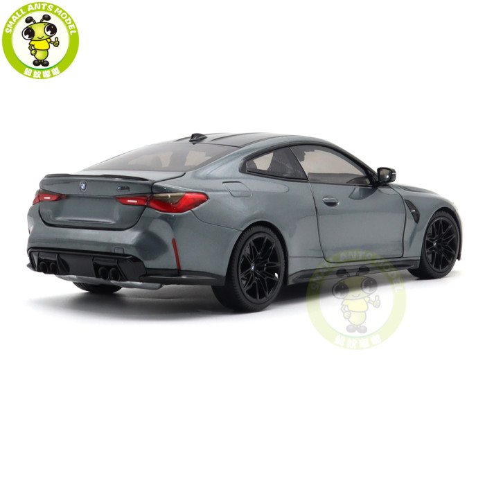 1/18 Minichamps BMW M4 2020 G82 Gray Metallic Diecast Model Toys Car Gifts For Husband Boyfriend Father