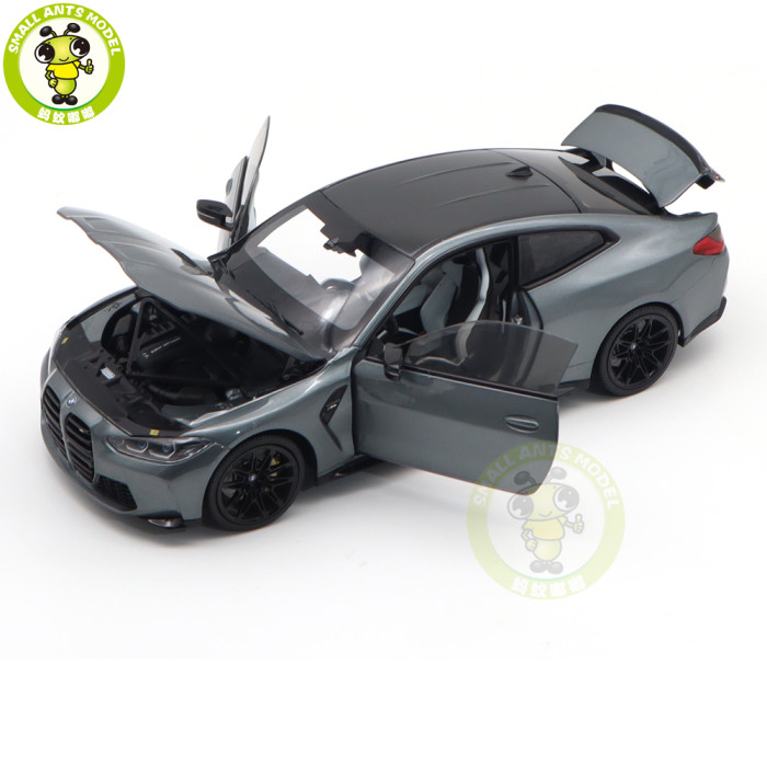 1/18 Minichamps BMW M4 2020 G82 Gray Metallic Diecast Model Toys Car Gifts For Husband Boyfriend Father
