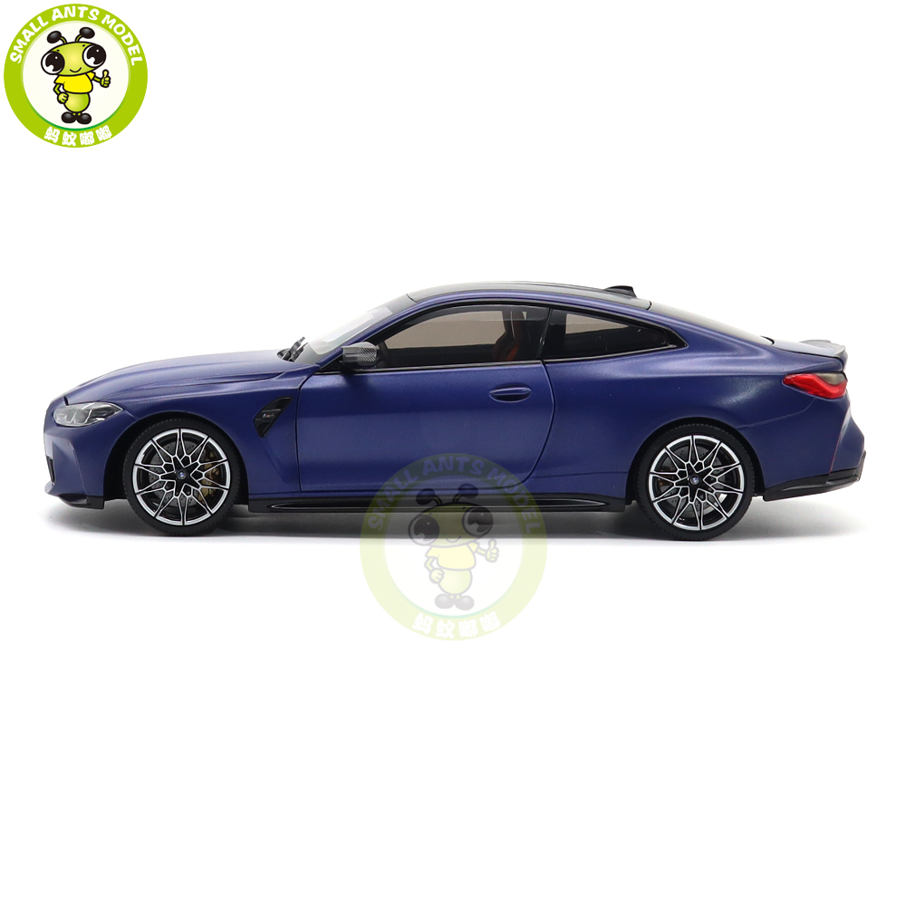 1/18 Minichamps BMW M4 2020 G82 Blue Metallic Diecast Model Toys