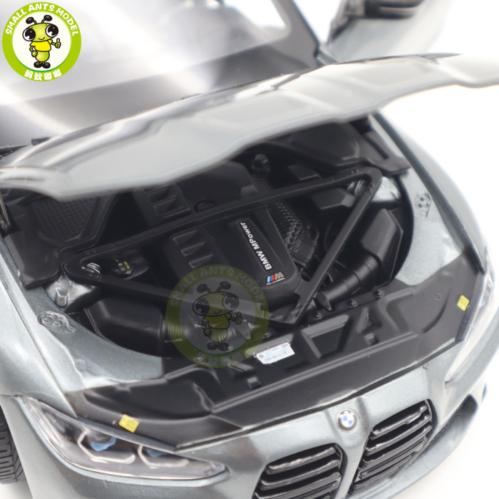 1/18 Minichamps BMW M4 2020 G82 Gray Metallic Diecast Model Toys Car Gifts For Husband Boyfriend Father