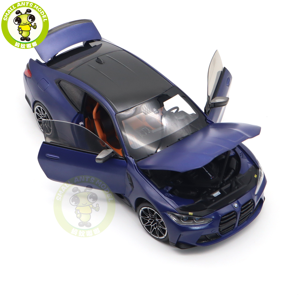1/18 Minichamps BMW M4 2020 G82 Blue Metallic Diecast Model Toys