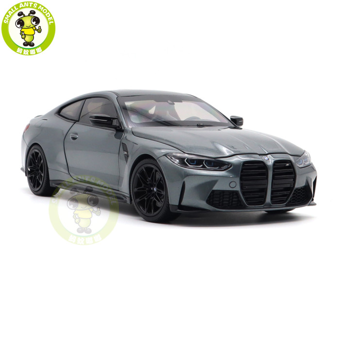 1/18 Minichamps BMW M4 2020 G82 Gray Metallic Diecast Model Toys Car Gifts For Husband Boyfriend Father