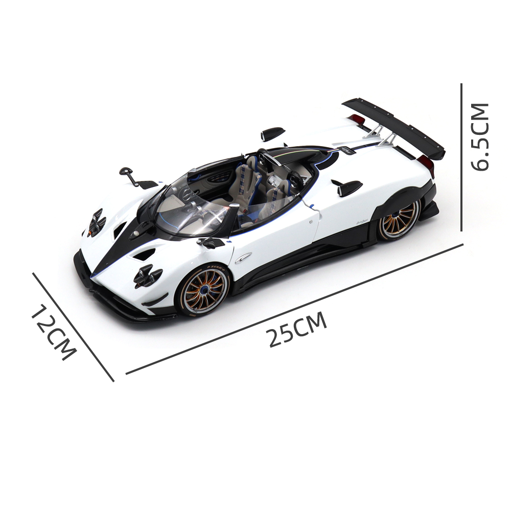 1/18 LCD Pagani ZONDA HP Barchetta Supercar Racing Car Diecast