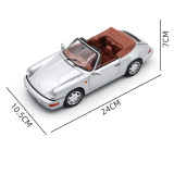 1/18 Porsche 911 Carrera 2 Cabriolet 1990 Norev 187330 Diecast Model Toys Car Gifts For Husband Boyfriend Father