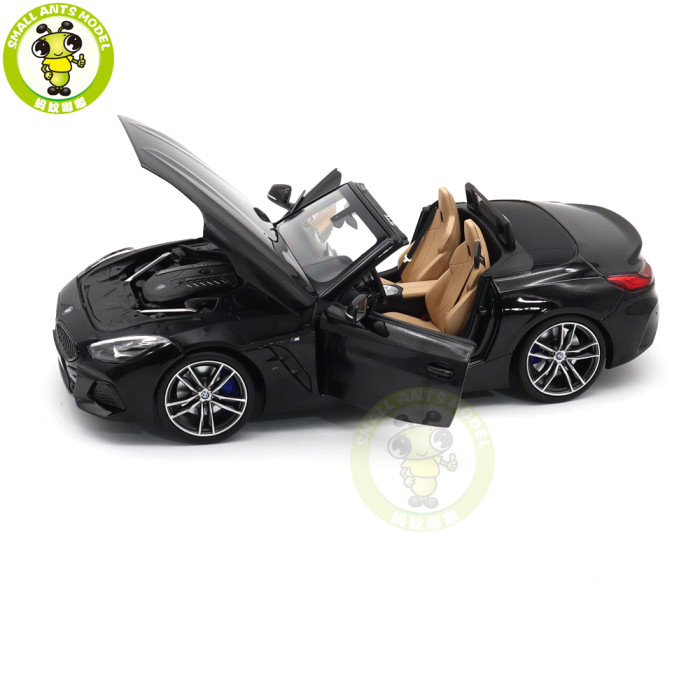 1/18 BMW Z4 2019 G29 Norev 183272 Black Metallic Diecast Model Toy Car Gifts For Father Boyfriend Husband