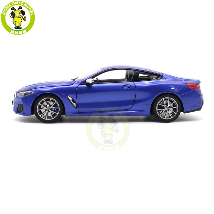 1/18 BMW M850i M8 850i 2018 G15 Norev 183286 Blue Metallic Diecast Model Toys Car Gifts For Father Boyfriend Husband