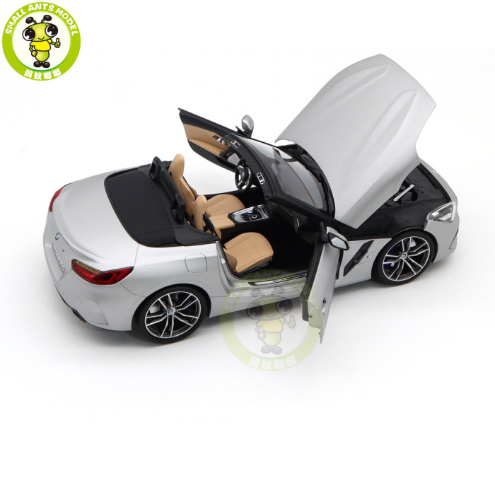1/18 BMW Z4 2019 G29 Norev 183273 Silver Diecast Model Toy Car Gifts For Father Boyfriend Husband