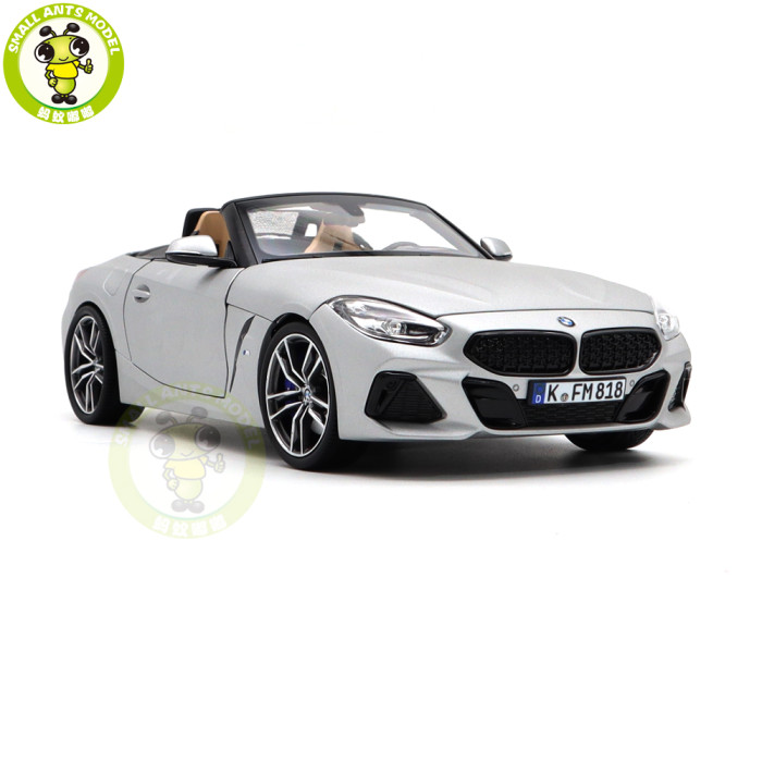 1/18 BMW Z4 2019 G29 Norev 183273 Silver Diecast Model Toy Car Gifts For Father Boyfriend Husband