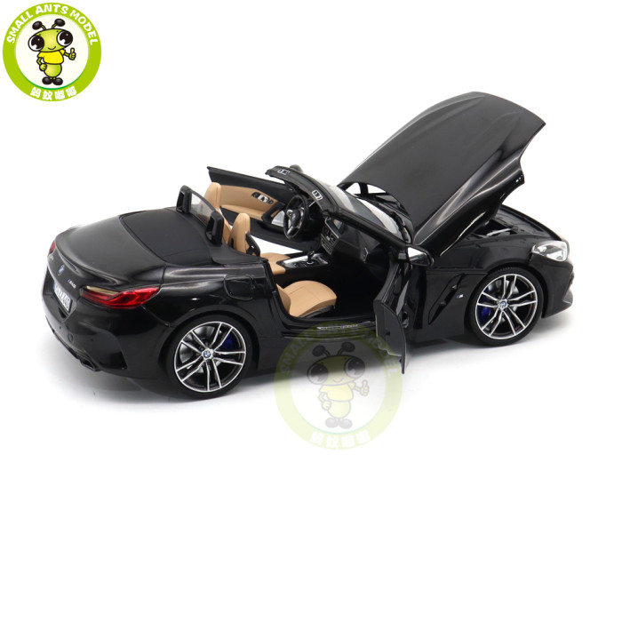 1/18 BMW Z4 2019 G29 Norev 183272 Black Metallic Diecast Model Toy Car Gifts For Father Boyfriend Husband