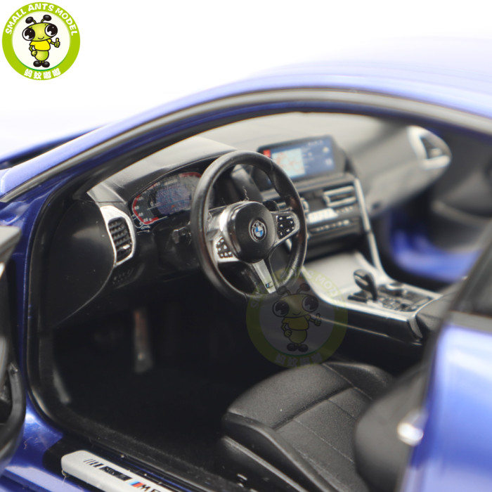 1/18 BMW M850i M8 850i 2018 G15 Norev 183286 Blue Metallic Diecast Model Toys Car Gifts For Father Boyfriend Husband