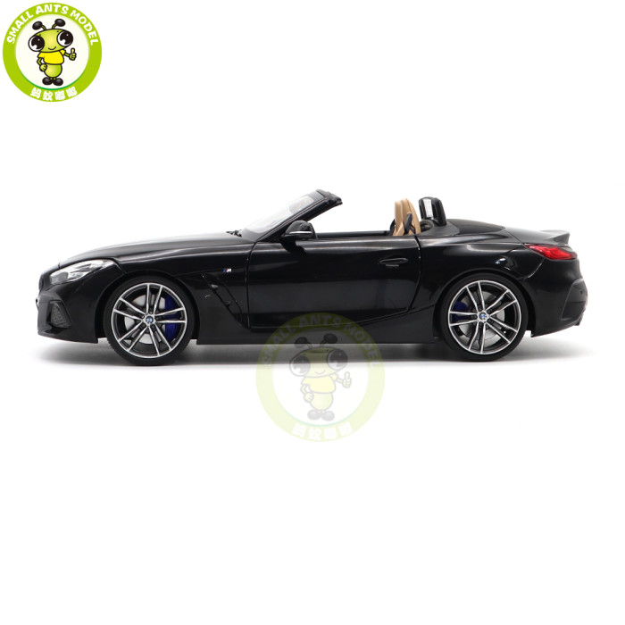 1/18 BMW Z4 2019 G29 Norev 183272 Black Metallic Diecast Model Toy Car Gifts For Father Boyfriend Husband