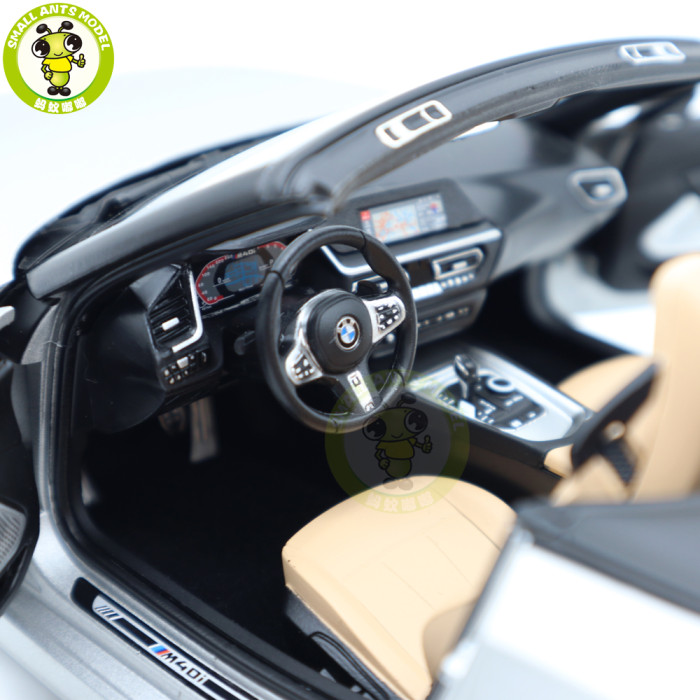 1/18 BMW Z4 2019 G29 Norev 183273 Silver Diecast Model Toy Car Gifts For Father Boyfriend Husband