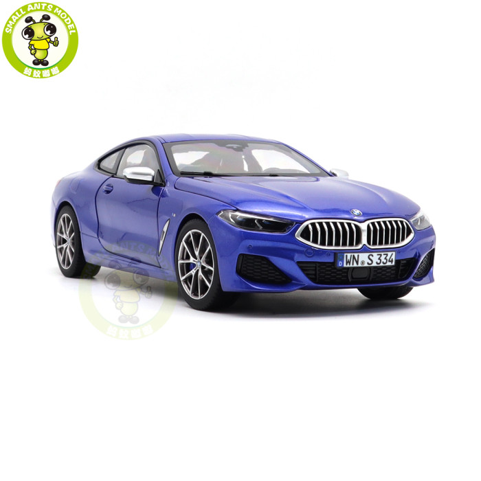 1/18 BMW M850i M8 850i 2018 G15 Norev 183286 Blue Metallic Diecast Model Toys Car Gifts For Father Boyfriend Husband