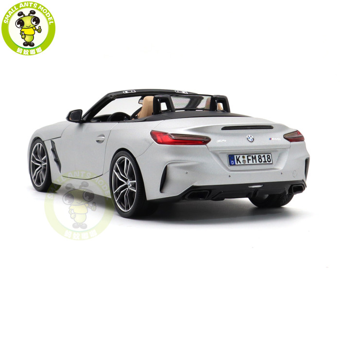 1/18 BMW Z4 2019 G29 Norev 183273 Silver Diecast Model Toy Car Gifts For Father Boyfriend Husband
