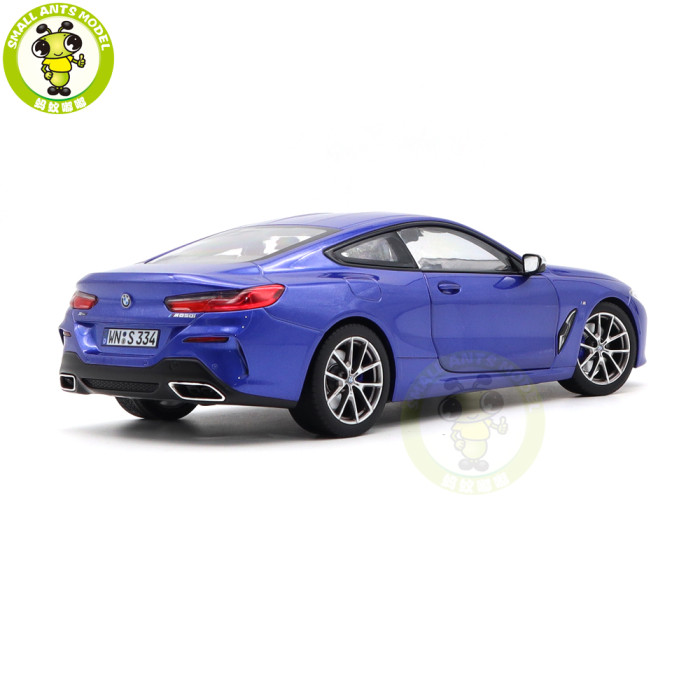 1/18 BMW M850i M8 850i 2018 G15 Norev 183286 Blue Metallic Diecast Model Toys Car Gifts For Father Boyfriend Husband