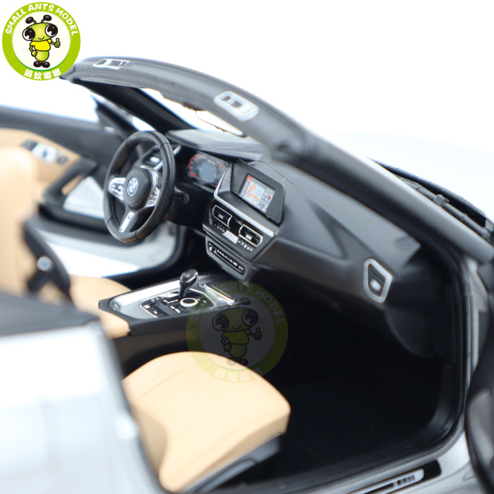 1/18 BMW Z4 2019 G29 Norev 183273 Silver Diecast Model Toy Car Gifts For Father Boyfriend Husband