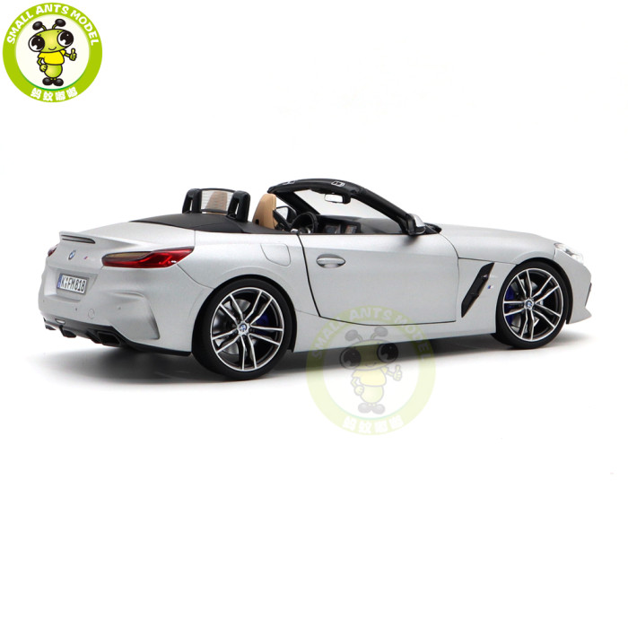 1/18 BMW Z4 2019 G29 Norev 183273 Silver Diecast Model Toy Car Gifts For Father Boyfriend Husband