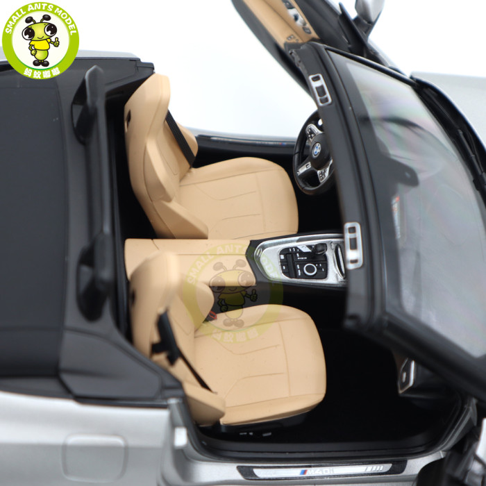 1/18 BMW Z4 2019 G29 Norev 183273 Silver Diecast Model Toy Car Gifts For Father Boyfriend Husband