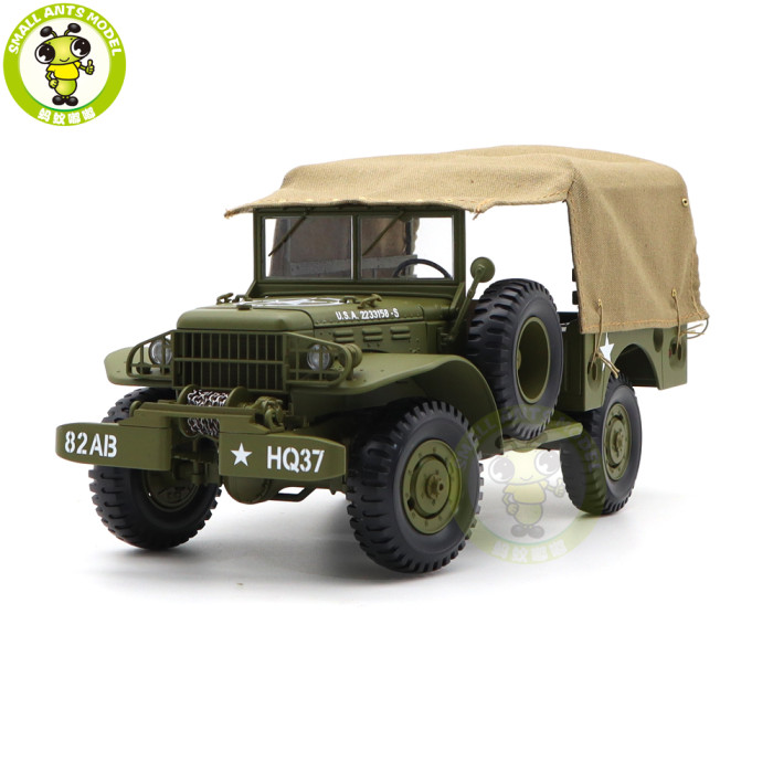 1/18 Dodge BEEP WC Series WC51 WC52 Diecast Model Toys Car Gifts For Father Boyfriend Husband