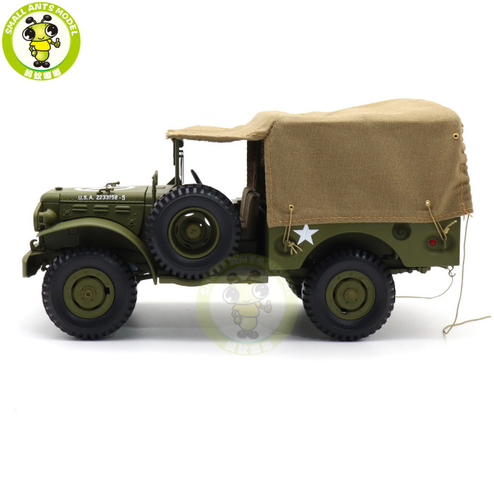 1/18 Dodge BEEP WC Series WC51 WC52 Diecast Model Toys Car Gifts For Father Boyfriend Husband