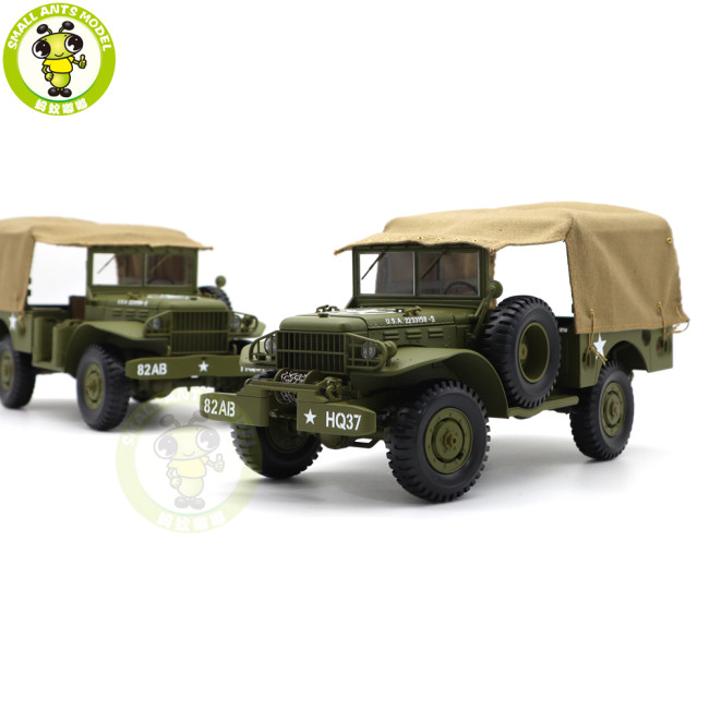 1/18 Dodge BEEP WC Series WC51 WC52 Diecast Model Toys Car Gifts For Father Boyfriend Husband