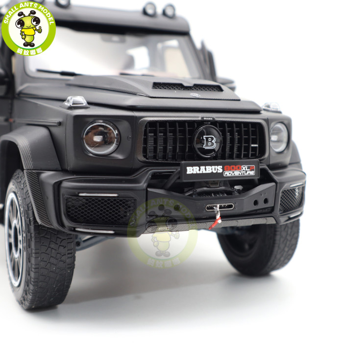 1/18 Benz Brabus G800 Adventure XLP 2020 Pickup Truck Almost Real 860525 Designo Night Black Magno Diecast Model Toy Cars  Gifts