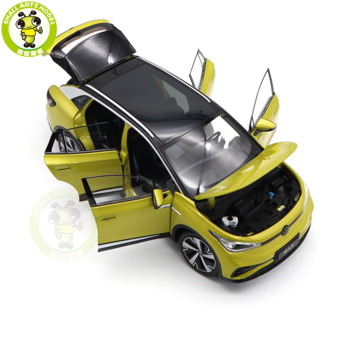 1/18 VW Volkswagen ID4 X ID4.X Pokémon Special Edition Diecast Model Toys Car Boys Girls Gifts